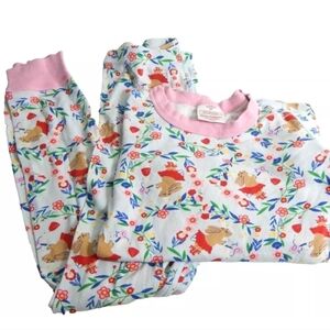 Hanna Andersson Bunny Floral Pajamas